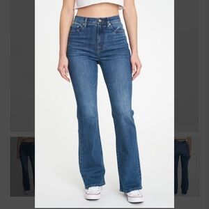NWT GO-GETTER HIGH RISE FLARE IN INDIGO | size 30 (10)
